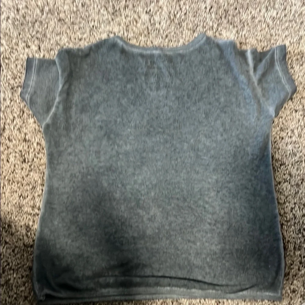 Disney Gray and Red Short Sleeve Tee with Cartoon Graphic - Picture 2 of 3